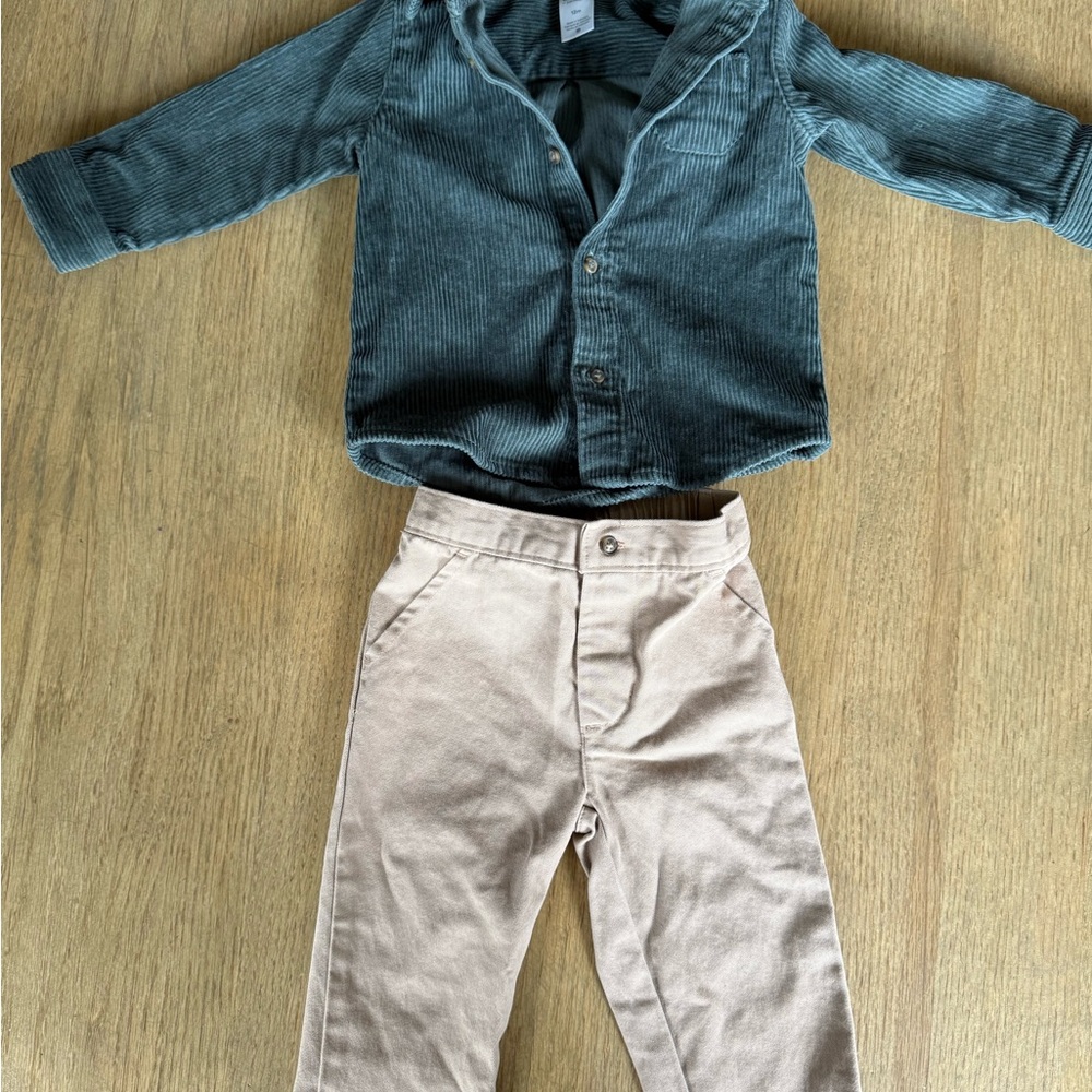 NWOT 12 months green/ khaki